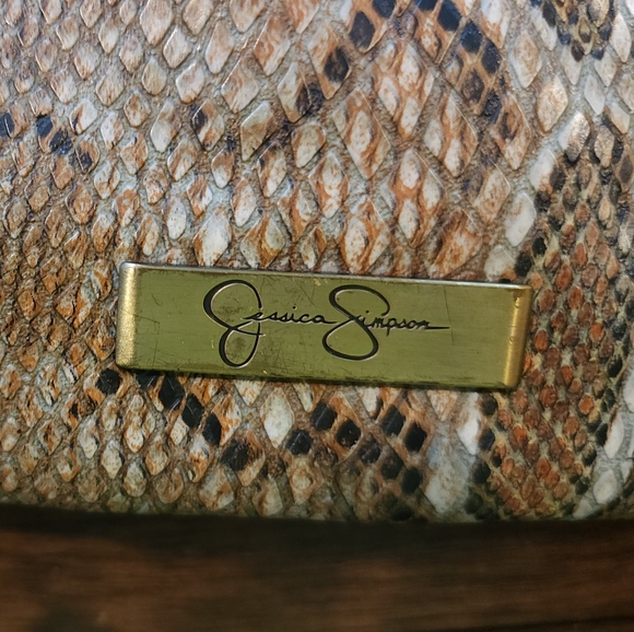 Jessica Simpson snake skin design clutch - Picture 3 of 6